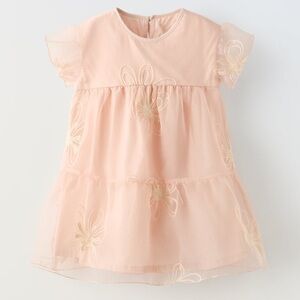 Zara Floral Tulle Dress